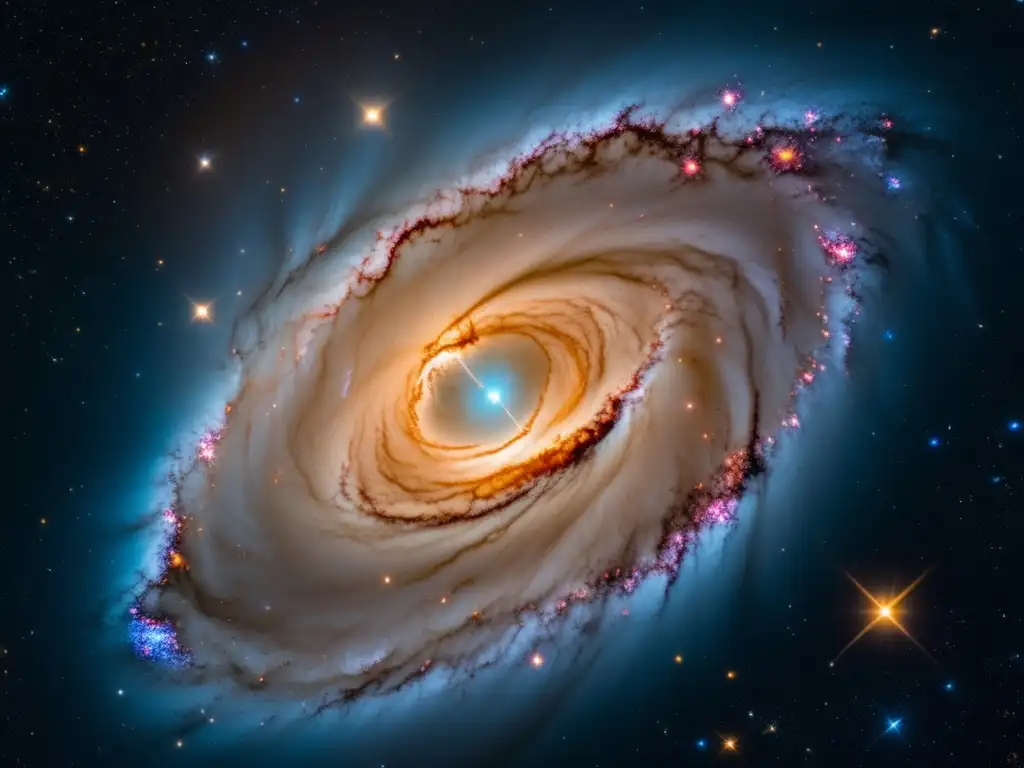 Una impresionante imagen de la galaxia capturada por el Telescopio Espacial Hubble, mostrando la complejidad del universo y respaldando la teoría de expansión universo más allá
