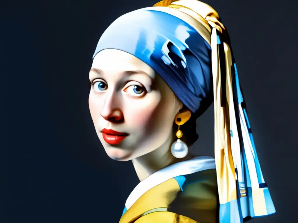 Una impresionante imagen de alta resolución de 'La joven de la perla' de Johannes Vermeer