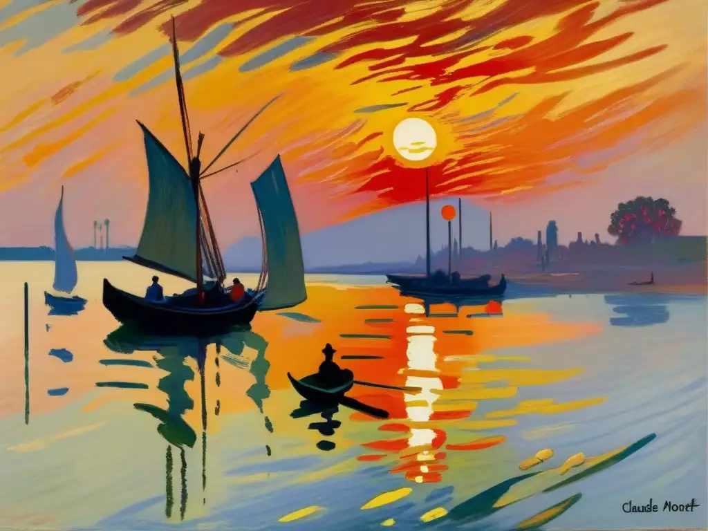 Una impresionante obra de Claude Monet, 'Impresión, Amanecer', destaca su paleta de colores vibrantes y pinceladas únicas