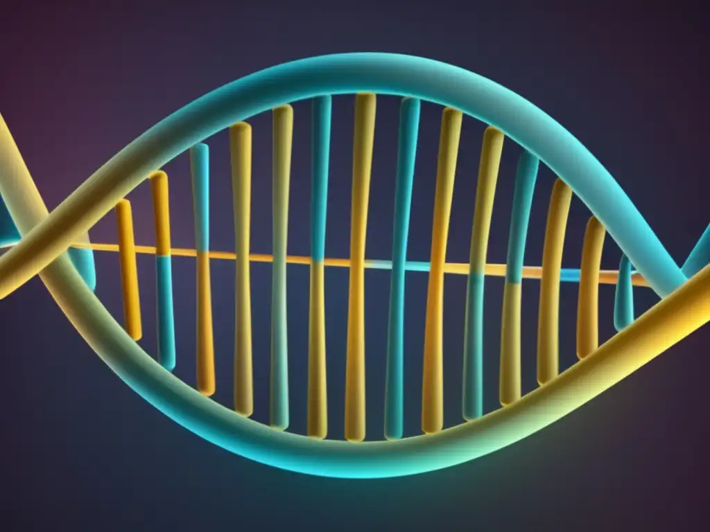 Una impresionante representación de la estructura de doble hélice del ADN, resaltando la importancia de Rosalind Franklin en la cristalografía