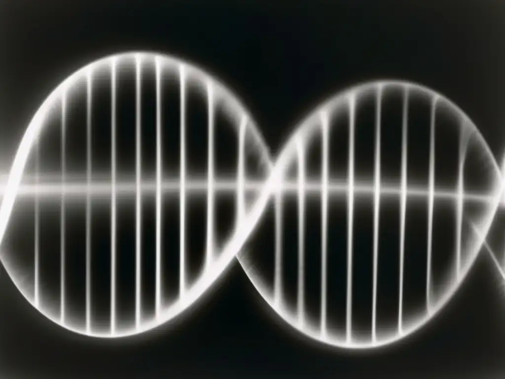 Una impresionante representación en alta resolución de la icónica Foto 51, la imagen de difracción de rayos X del ADN tomada por Rosalind Franklin