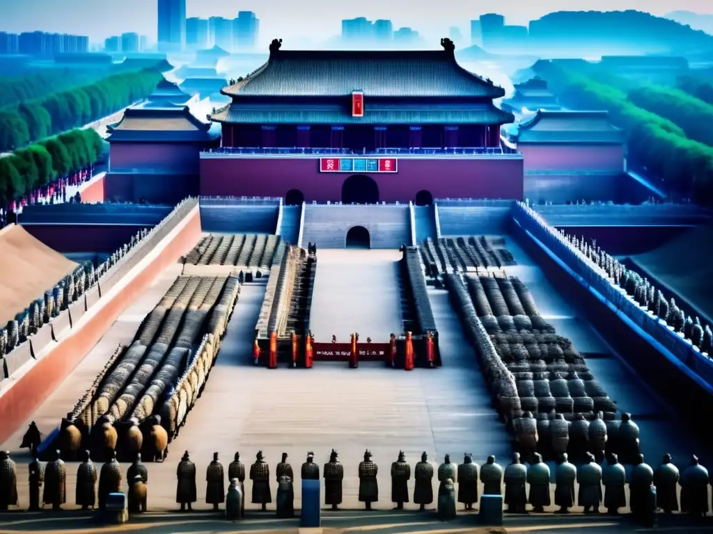 Un impresionante retrato del Mausoleo del Primer Emperador Qin en Xi'an, China