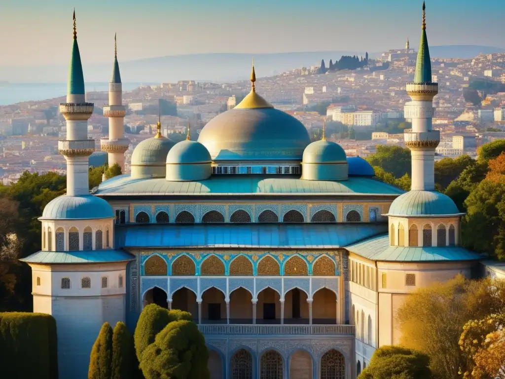 Un impresionante retrato de alta resolución del Palacio de Topkapi en Estambul, Turquía