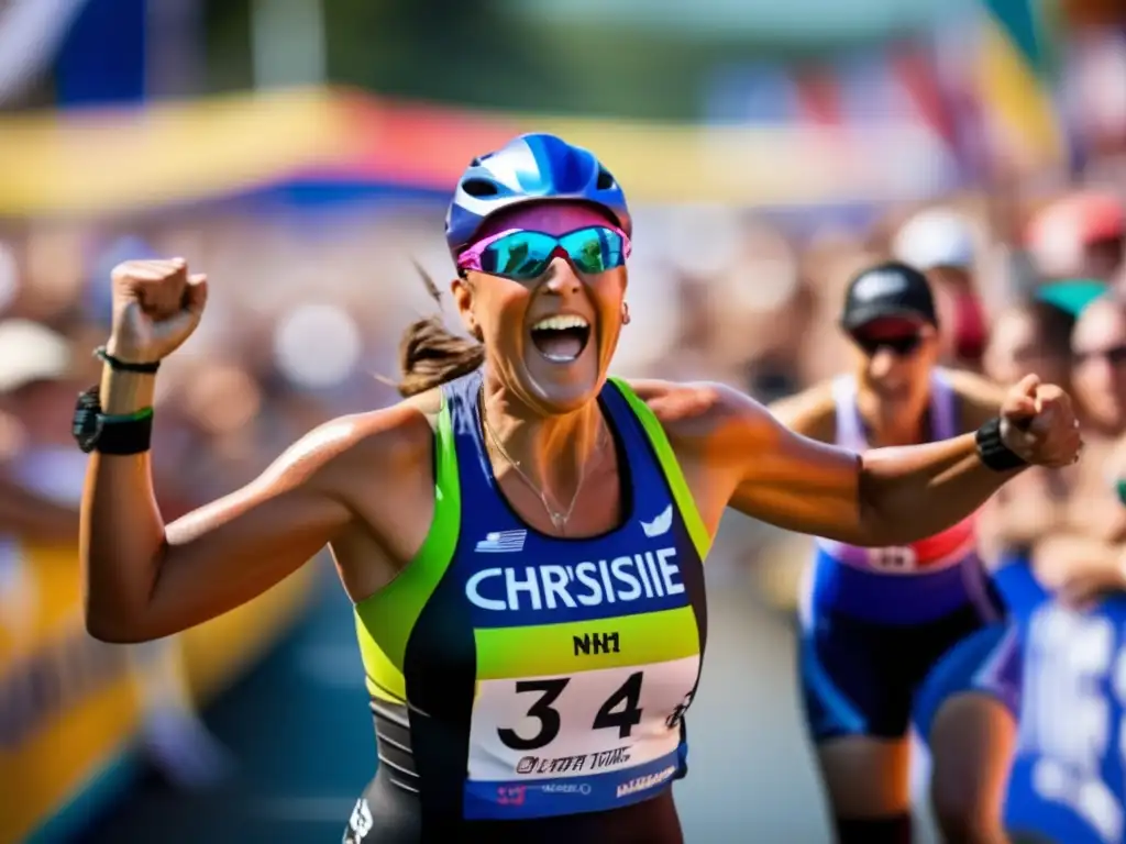 Influencia de Chrissie Wellington en el triatlón - Triunfo y determinación en la carrera de triatlón