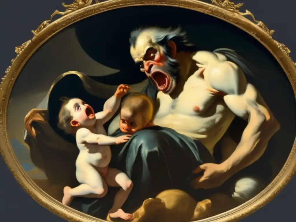 Intensa pintura de Goya: Saturno devorando a su hijo, precursor del romanticismo arte