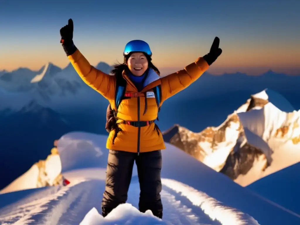 Junko Tabei, vida pionera, cumbre del Everest al amanecer