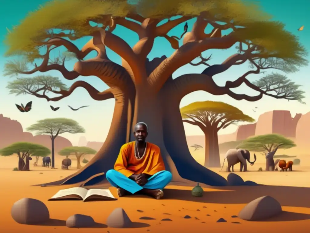 Amadou Hampâté Bâ preserva el legado Africano bajo un baobab centenario