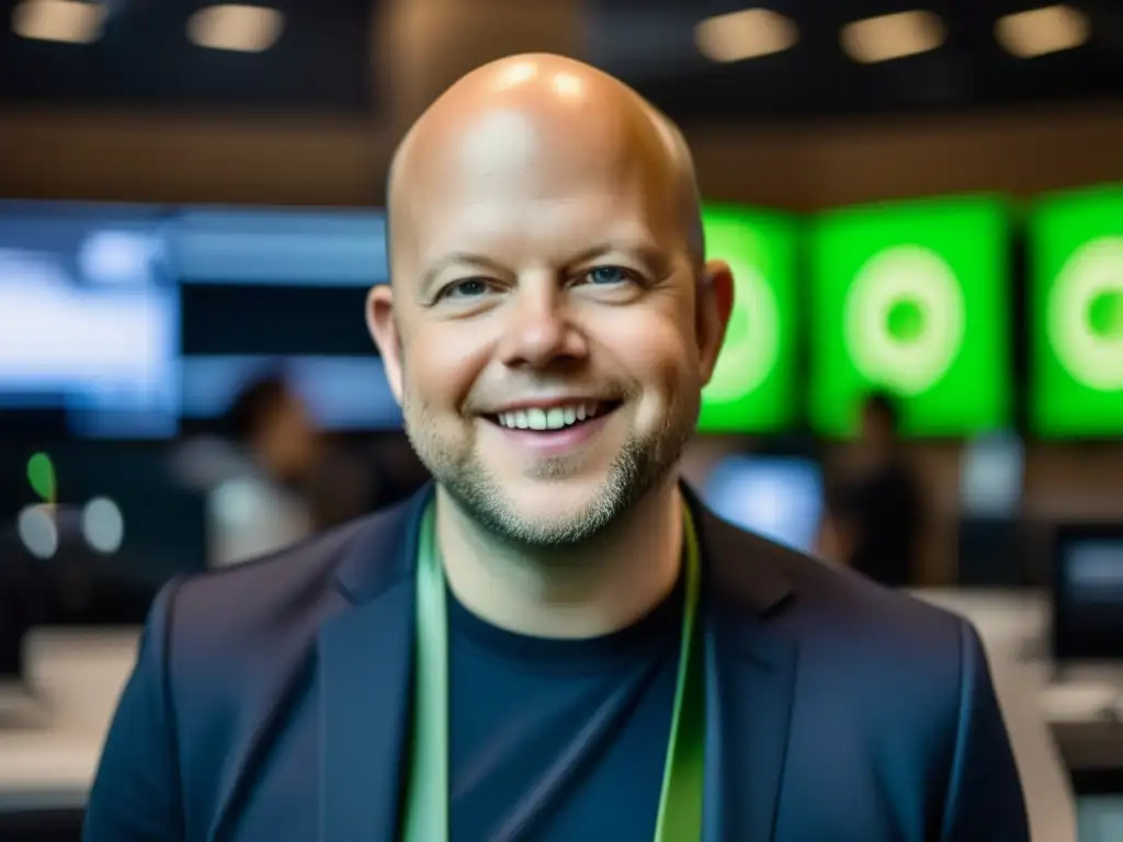 Daniel Ek, líder innovador en la oficina de Spotify