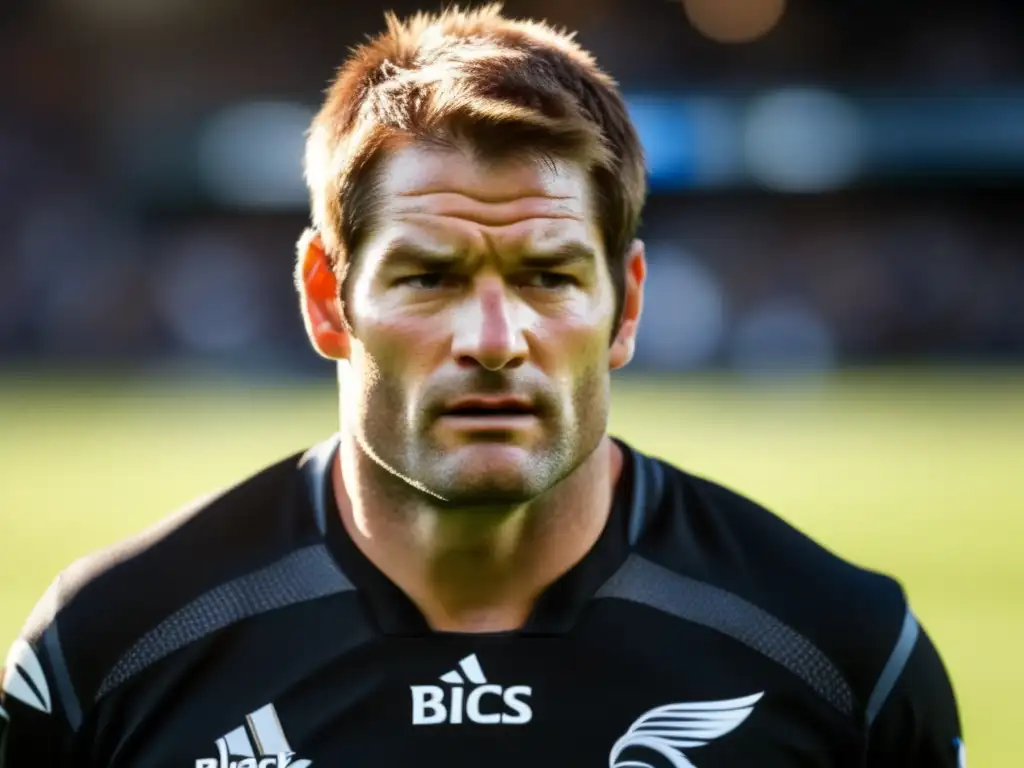 Liderazgo de Richie McCaw en los All Blacks, con el estadio repleto y su determinación palpable