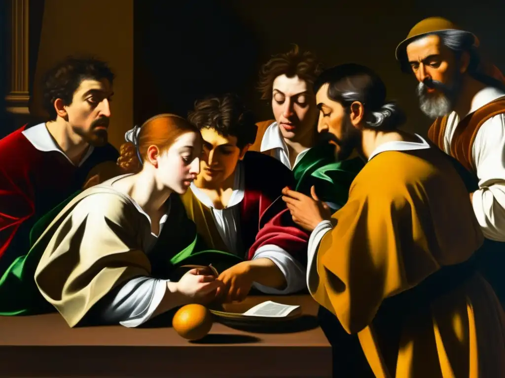 El maestro barroco Caravaggio cobra vida en 'La vocación de San Mateo'