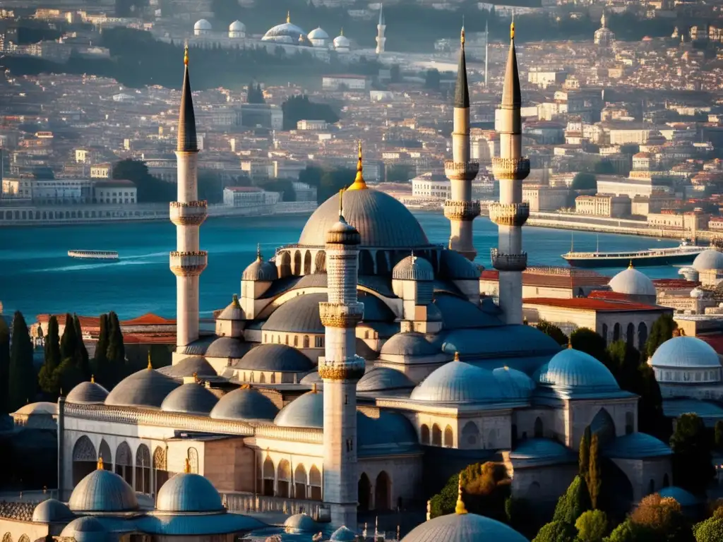 Una majestuosa imagen de la Mezquita de Suleiman en Estambul, Turquía
