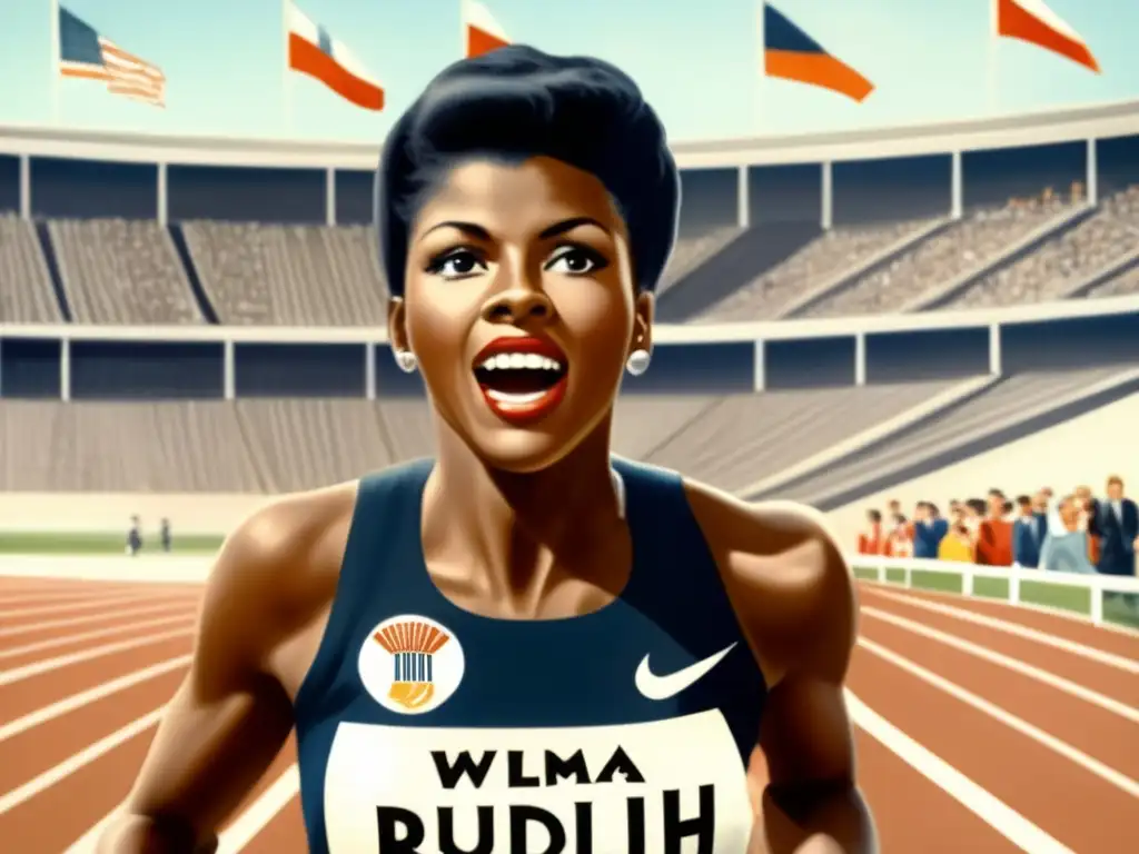 Wilma Rudolph cruza la meta en las Olimpiadas de 1960, irradiando poder, gracia y determinación