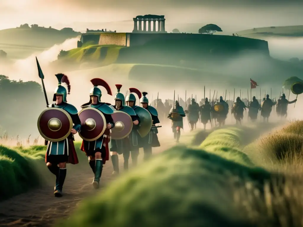 Un misterioso desfile de la legión IX Hispana en las verdes colinas de Britania