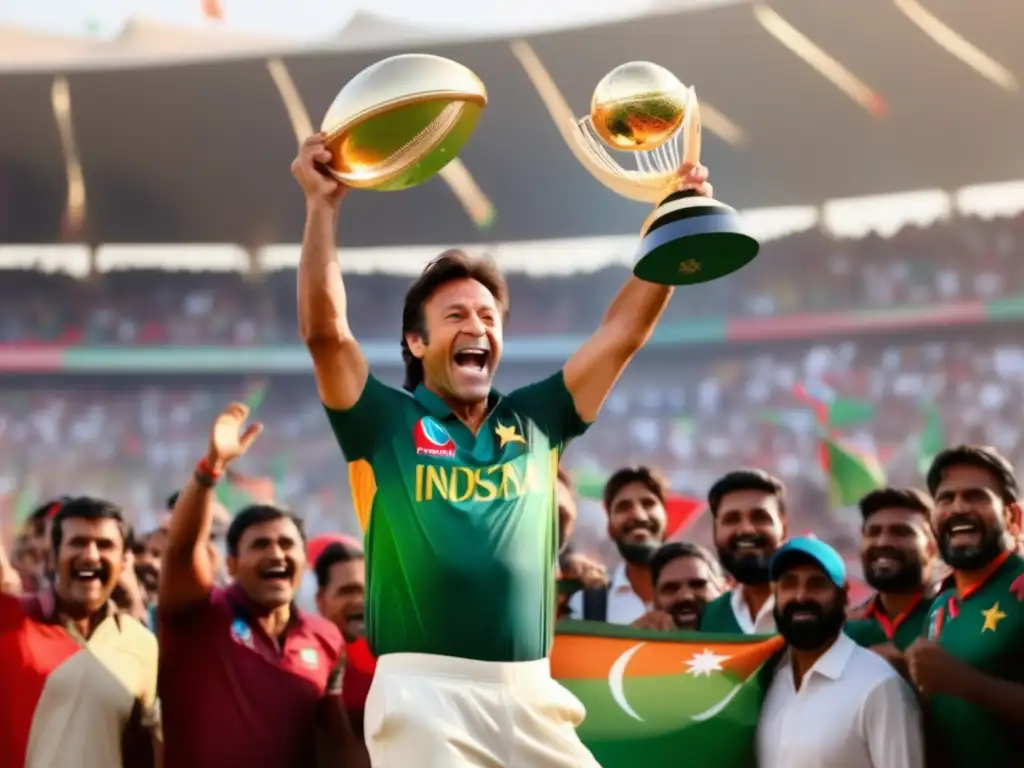 Imran Khan levanta la Copa del Mundo en el cricket, historia de Imran Khan en el cricket