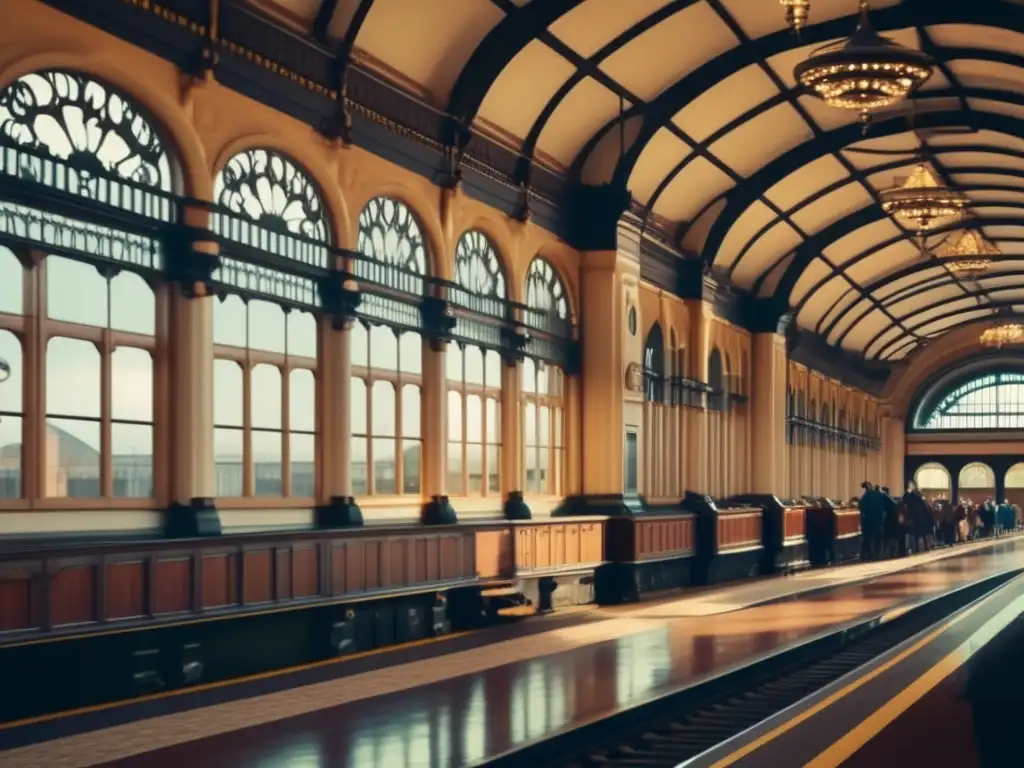 Un nostálgico viaje en el tiempo a una estación de tren de la era de Marcel Proust
