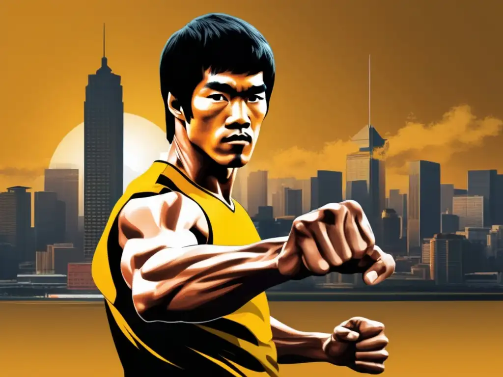 Obra digital de Bruce Lee: influencia en las artes marciales, poder, agilidad y movimiento fluido