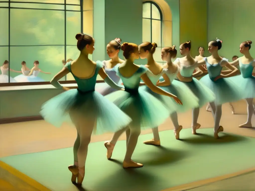 Una obra de Edgar Degas muestra la importancia del papel del artista en el ballet, con delicados movimientos y una paleta de colores suaves