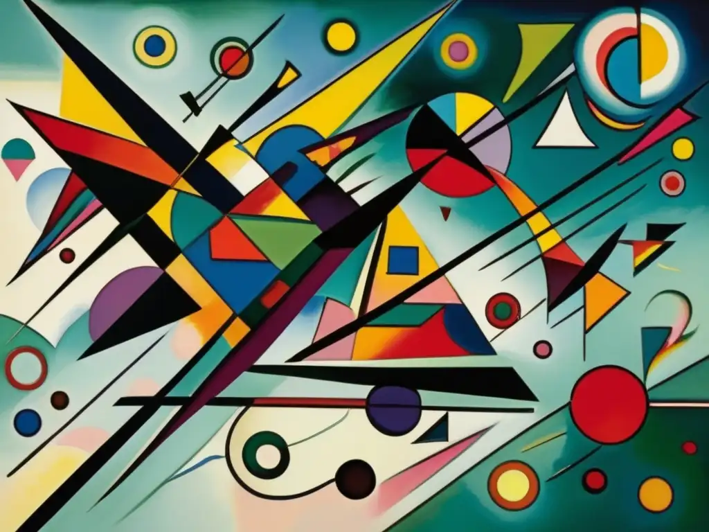 Explora la genialidad de Kandinsky: 'Composición VII' Una obra maestra del arte abstracto ruso: closeup de 'Composición VII' de Wassily Kandinsky