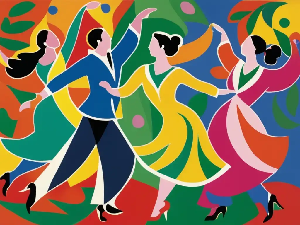 Una obra maestra de Henri Matisse: 'La Danza', con colores vibrantes y movimiento en una odisea cromática