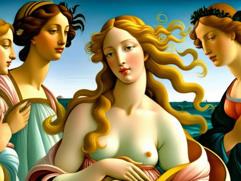 Una obra maestra de Botticelli: el nacimiento de Venus en alta resolución