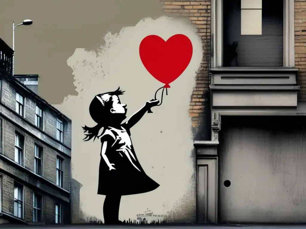 Una obra maestra de Banksy: la icónica 'Niña con un globo' en alta resolución