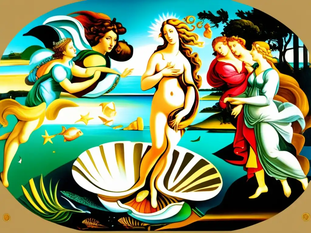 Una obra maestra de la pintura renacentista: 'El nacimiento de Venus' de Sandro Botticelli