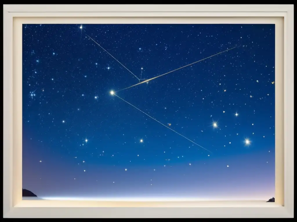 Desde el observatorio, la ley Cefeida brilla en la noche, simbolizando el papel pionero de las mujeres en la astronomía