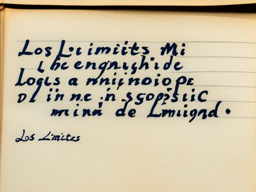 Una página manuscrita de Ludwig Wittgenstein 'Tractatus Logico-Philosophicus', iluminada por luz natural, destaca su estilo meticuloso y preciso