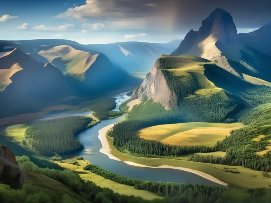Durante la expedición Lewis y Clark, el paisaje salvaje del Oeste se muestra en esta impresionante imagen de alta resolución