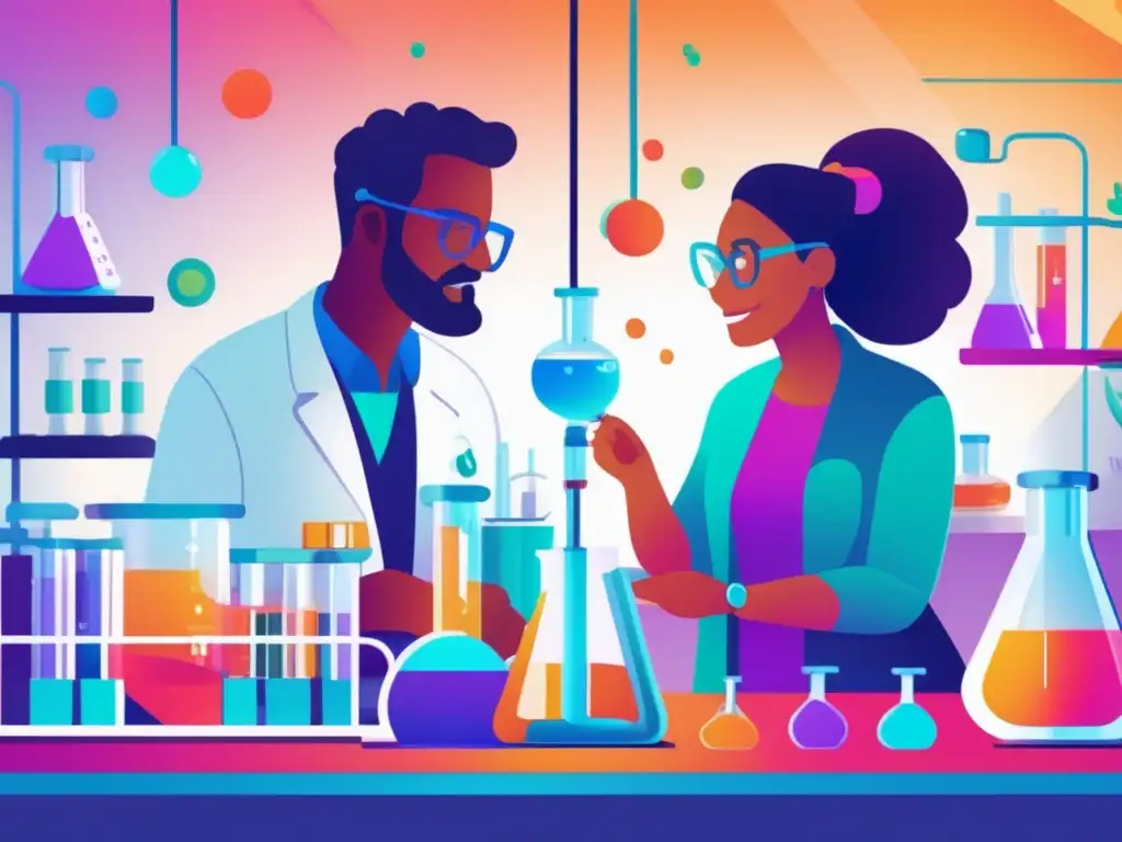 La pareja Cori realiza descubrimientos en metabolismo de carbohidratos en un vibrante laboratorio