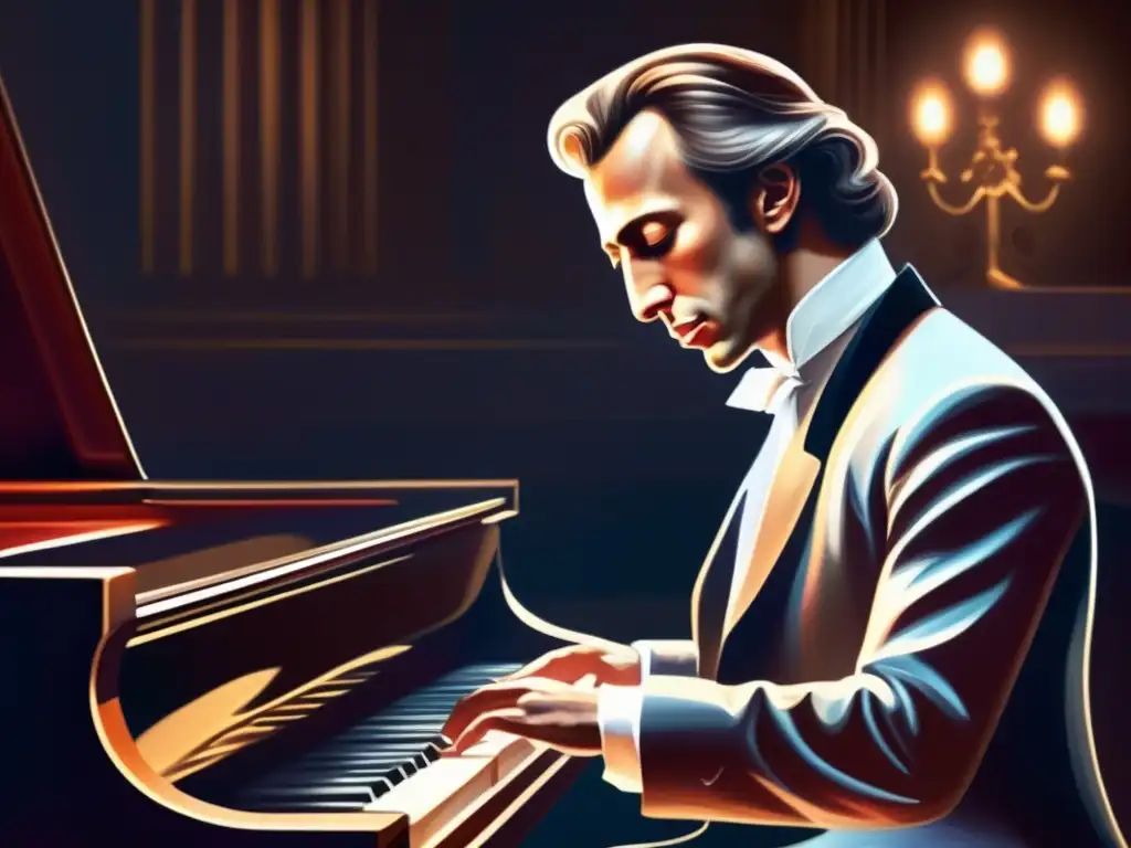 En la penumbra del escenario, Chopin revoluciona el piano con emoción y elegancia