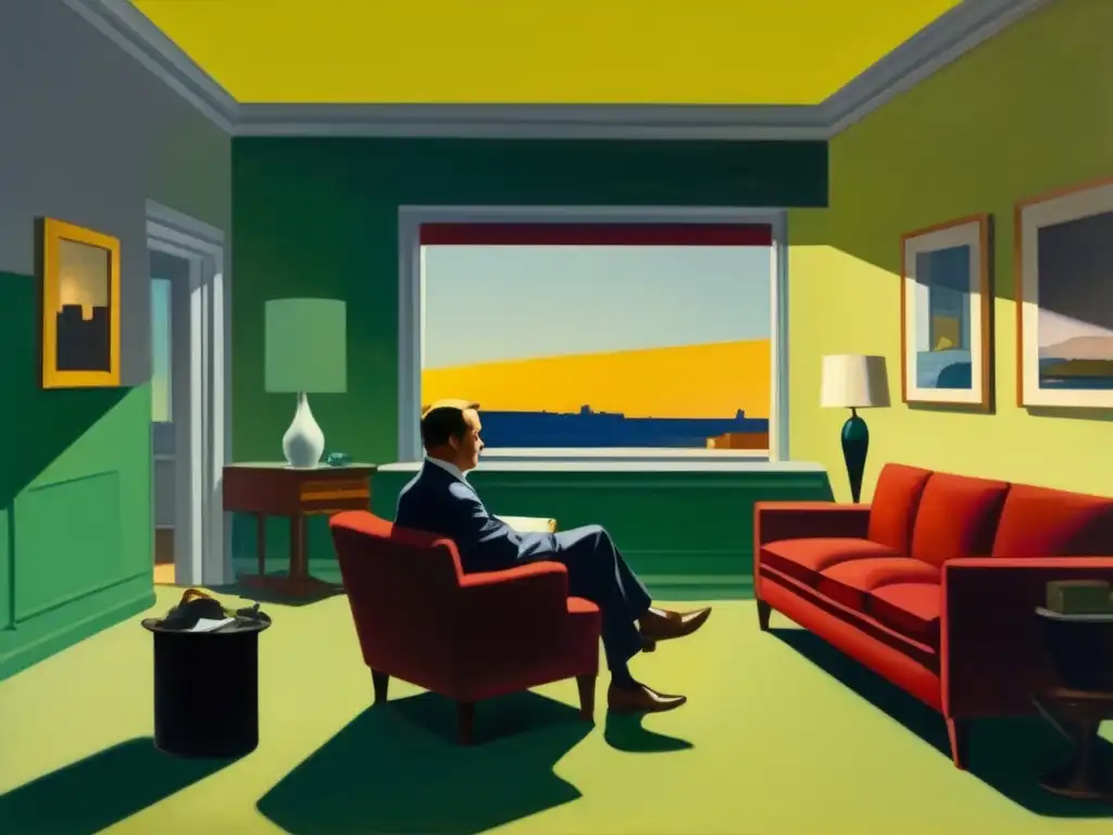 En la penumbra del estudio, Edward Hopper crea su realismo crítico