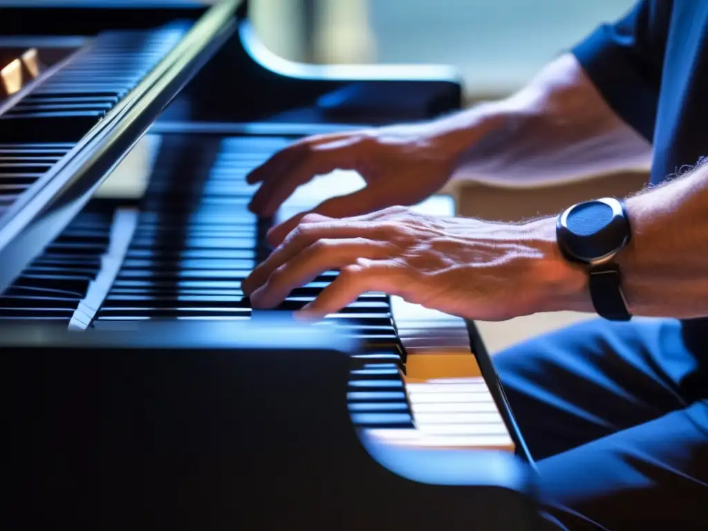 El pianista Steve Reich toca con pasión en una atmósfera de intensa concentración