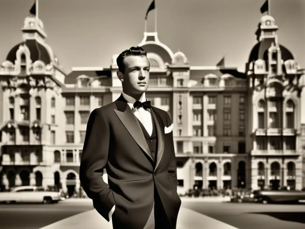 Conrad Hilton, en su primer hotel, irradia elegancia y éxito
