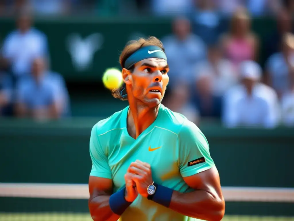 Rafael Nadal muestra resiliencia y determinación en la cancha de tenis