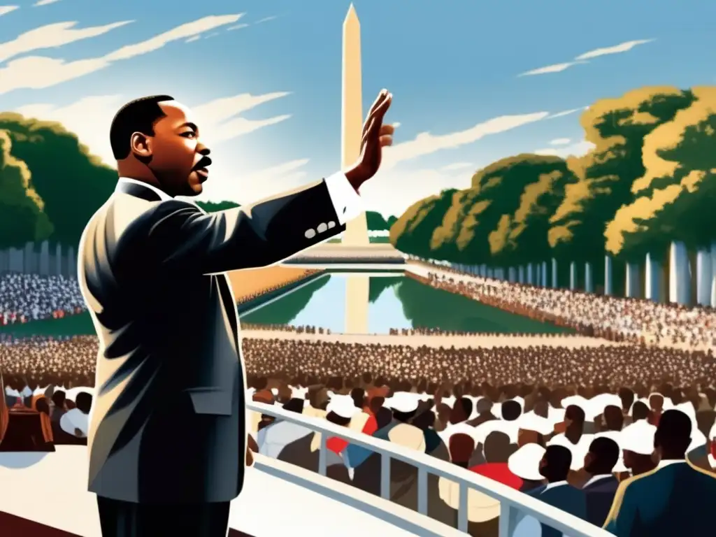 Un retrato detallado de Martin Luther King Jr