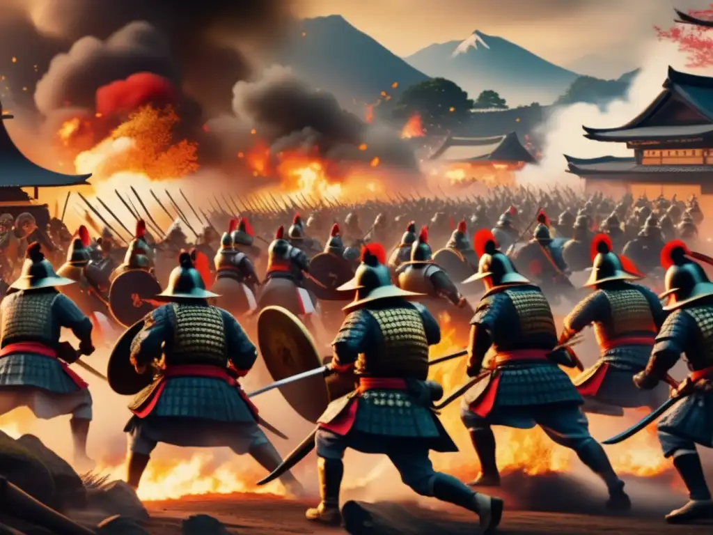 Saigō Takamori lidera a sus samuráis en la intensa Batalla de Shiroyama durante la Restauración Meiji