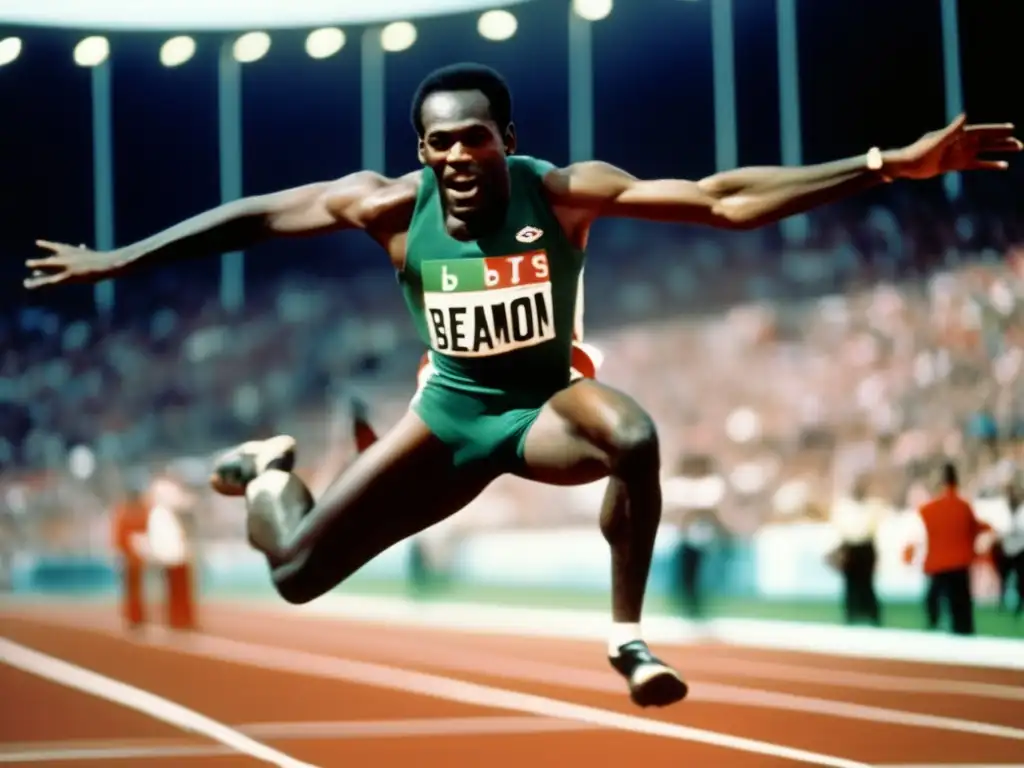 Un salto impresionante de Bob Beamon en los Juegos Olímpicos de 1968 en México, destacando sus logros y legado