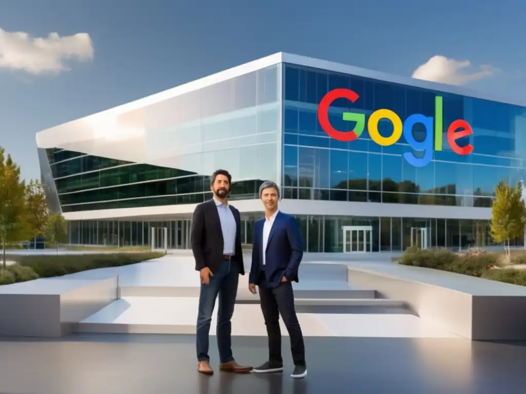 Sergey Brin y Larry Page lideran el futuro en la sede de Google