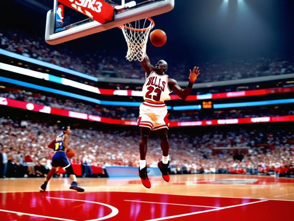 Michael Jordan en slam dunk: influencia global en el baloncesto
