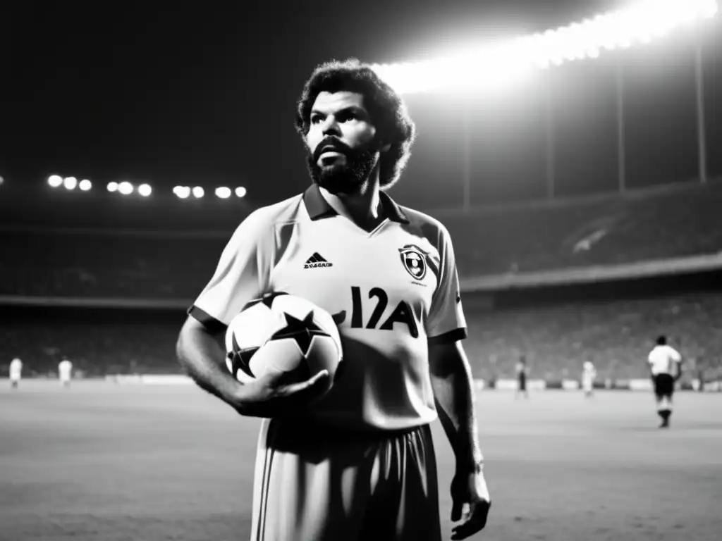 Sócrates en el campo, con determinación y pasión - Influencia de Sócrates en el fútbol brasileño y la política
