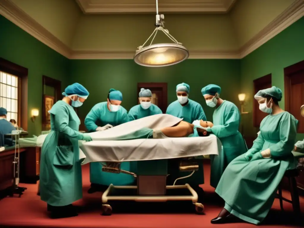 En el teatro quirúrgico del siglo XIX, el descubrimiento de la anestesia de William T