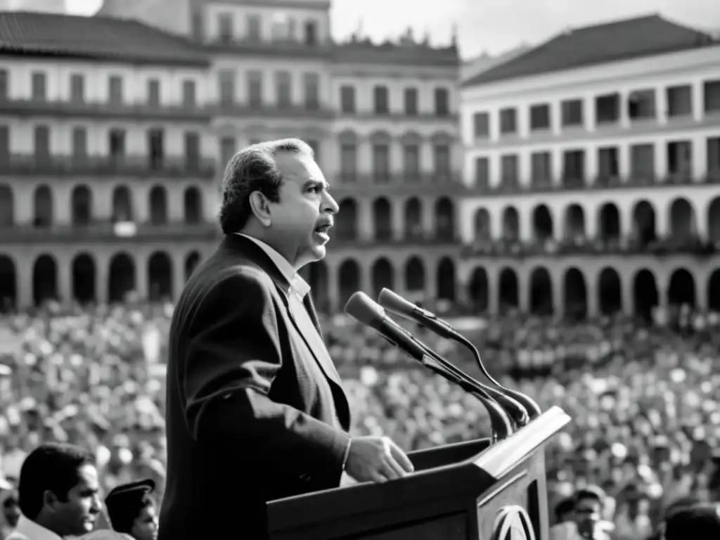 José Sarney en la transición brasileña: discurso apasionado en una plaza histórica, liderazgo palpable