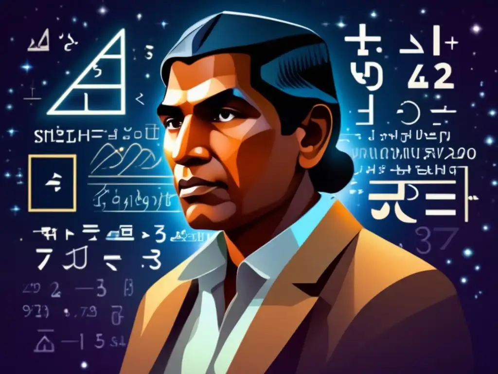 A través de sus intensos ojos, Ramanujan desvela los misterios matemáticos