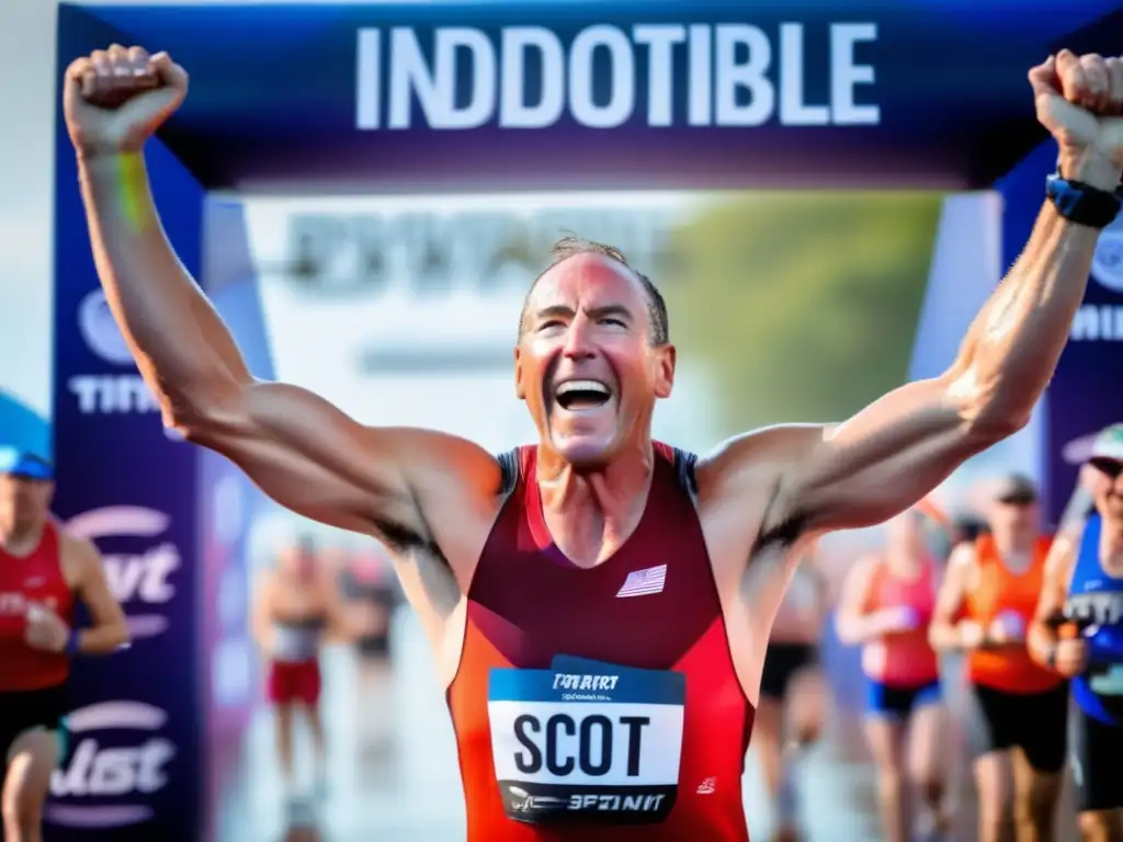 Dave Scott triunfante en el triatlón, con influencia duradera
