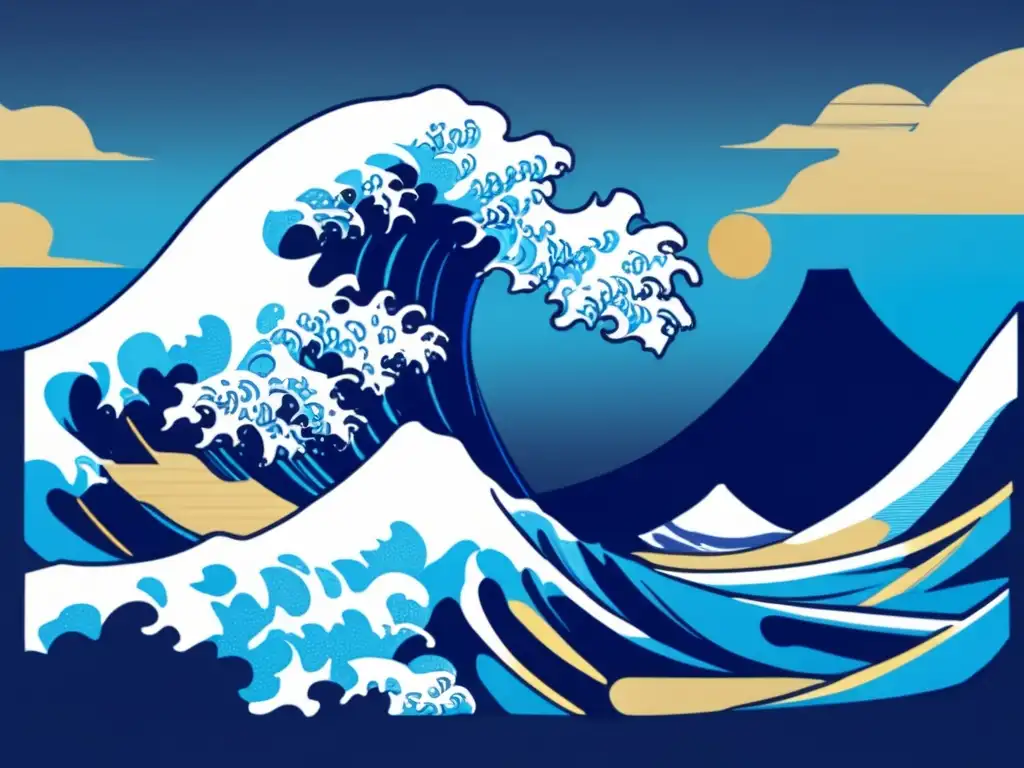 Un tributo moderno a 'La gran ola de Kanagawa' de Hokusai