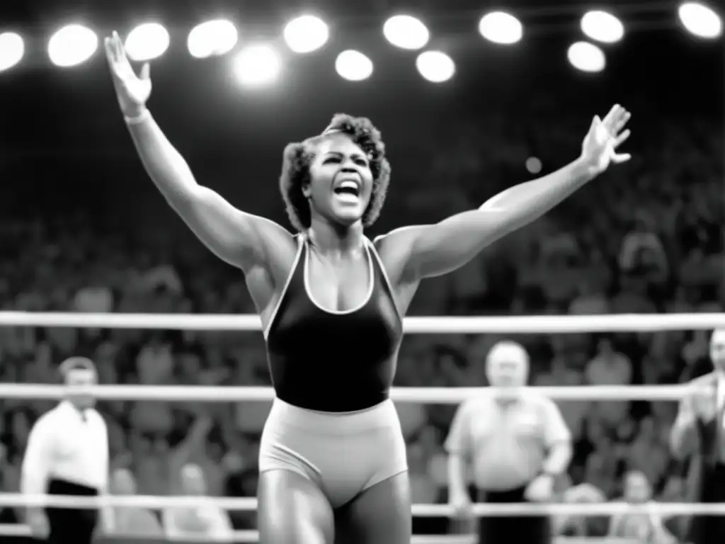 Triunfo impactante de Mildred Burke en la lucha libre femenina