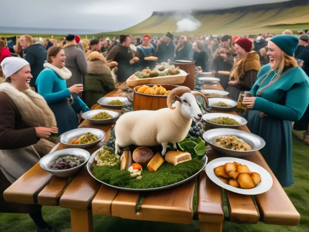 Un vibrante festival islandés Þorrablót: música tradicional, danzas y festín en un entorno pintoresco